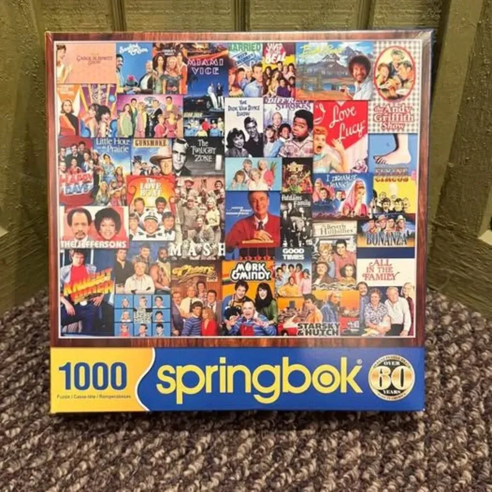 Springbok 1000 Piece Classic TV Shows Jigsaw Puzzle